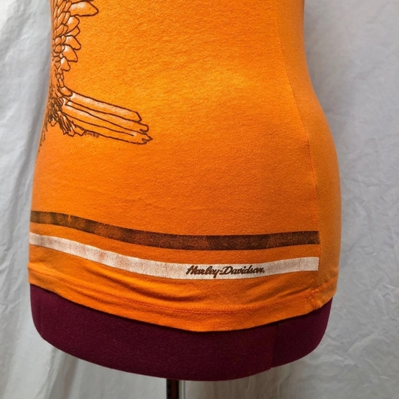 Harley-Davidson Orange Eagle Tee - Picture 8 of 10